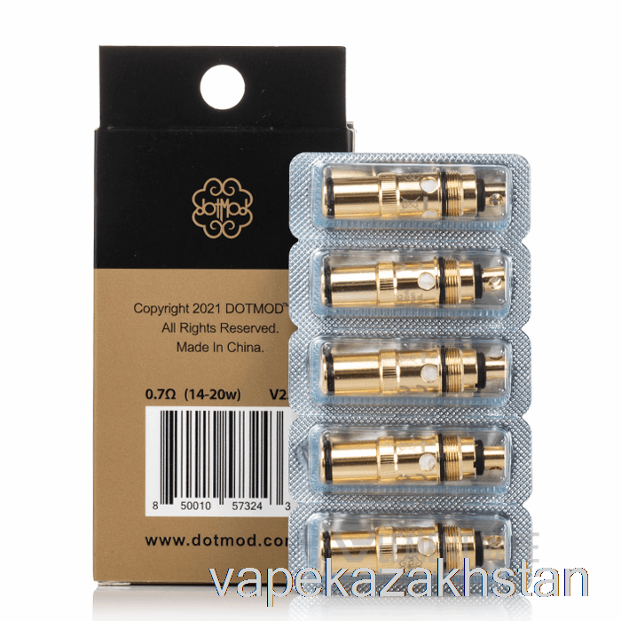 Vape Kazakhstan dotmod dotAIO Replacement Coils 0.7ohm Single Mesh Coils